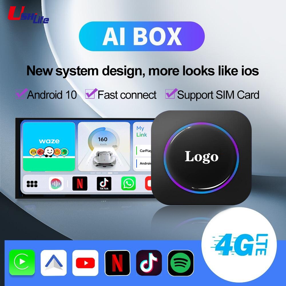 Ushilife- ī÷ ̴ AI ڽ ÷  ī÷ ȵ̵  Ʃ ø ÷ ƿ   Ÿ 4G LTE GPS, Apple Carplay